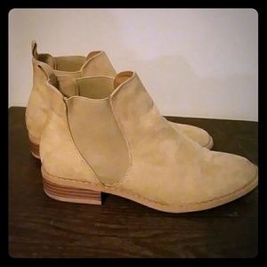 Tan booties